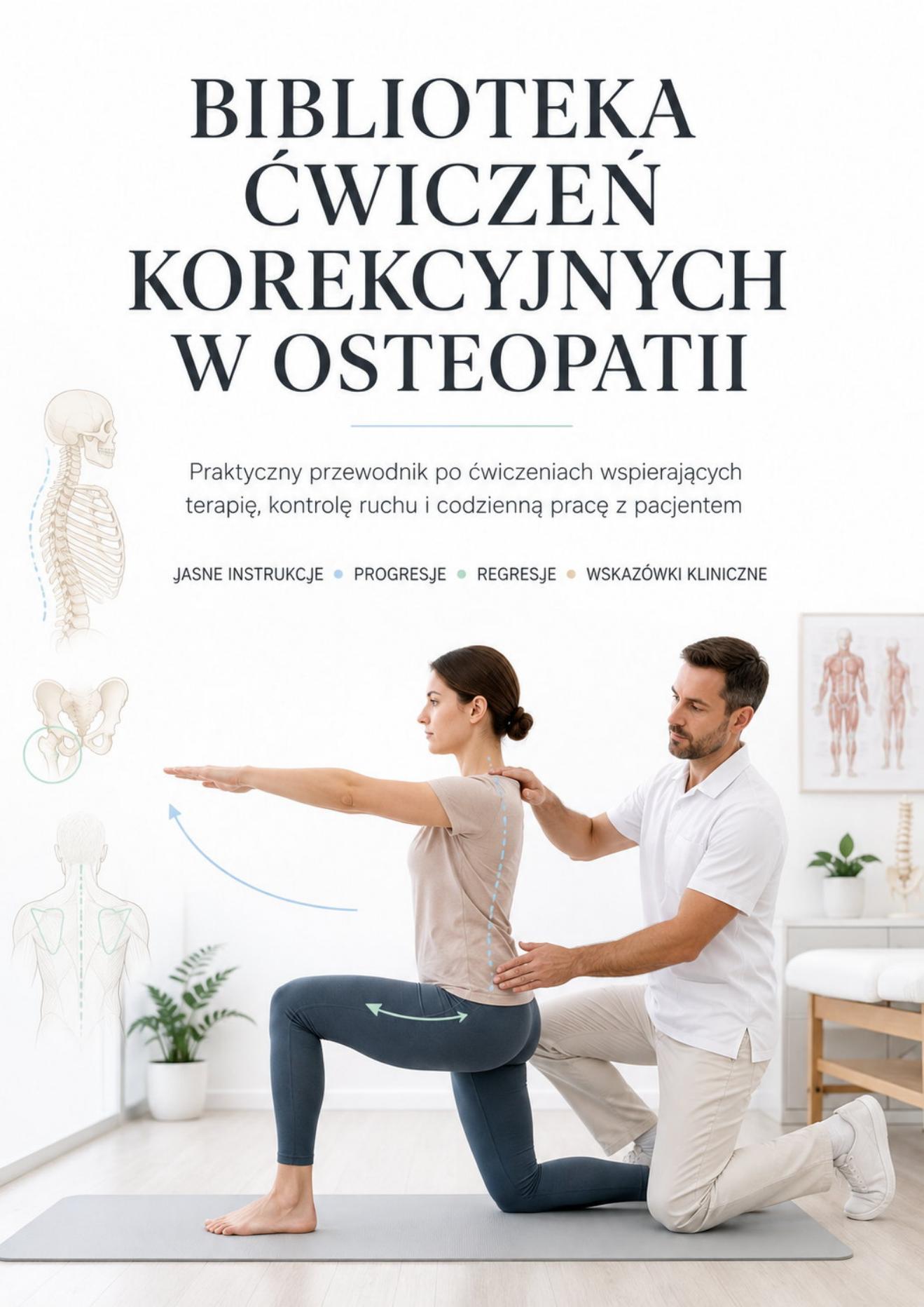 Okładka: Biblioteka Ćwiczeń Korekcyjnych w Osteopatii